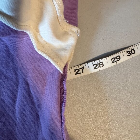 Lovely Melody - Patchwork Blouse - Lavender, Cream - XL - Picture 6 of 7